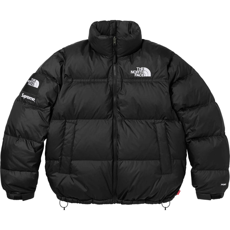 Supreme The North Face Split Nuptse Jacket Schwarz