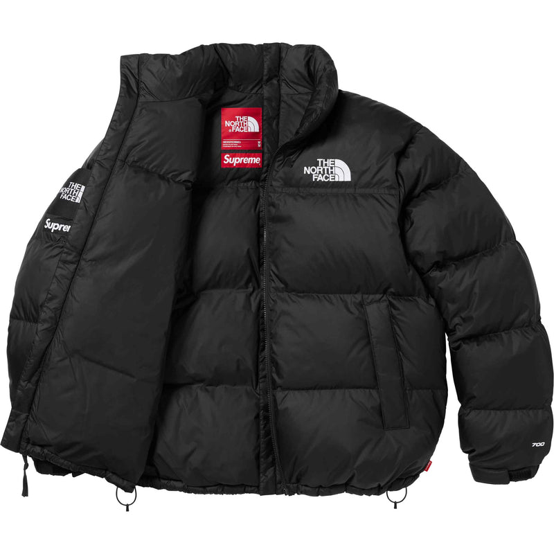 Supreme The North Face Split Nuptse Jacket Schwarz