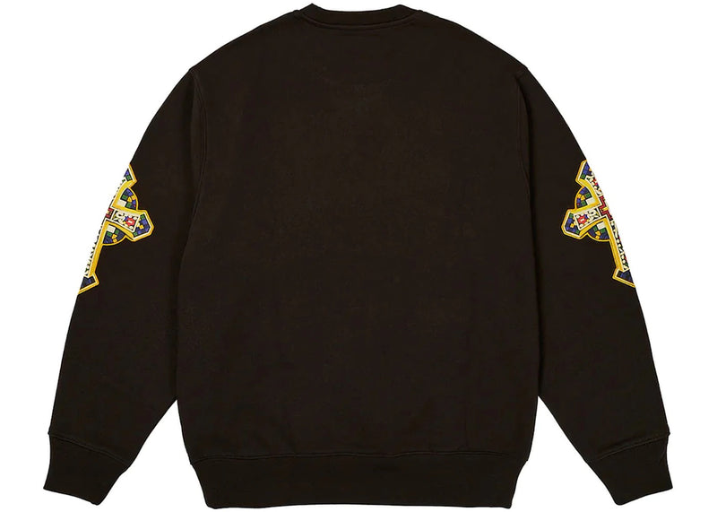 Palace x Saints Crewneck Schwarz