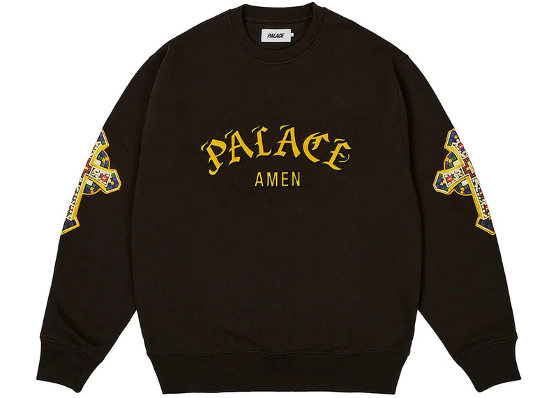 Palace x Saints Crewneck Schwarz