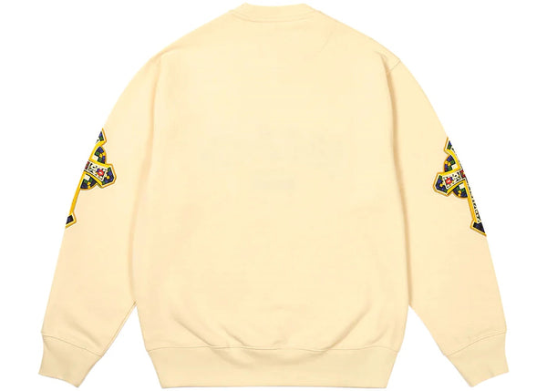 Palace x Saints Crewneck Soft White