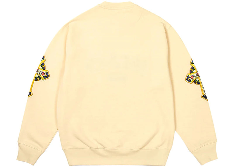 Palace x Saints Crewneck Soft White