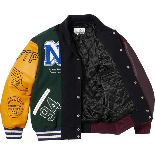 SUPREME®/MM6 MAISON MARGIELA SPLIT VARSITY JACKET